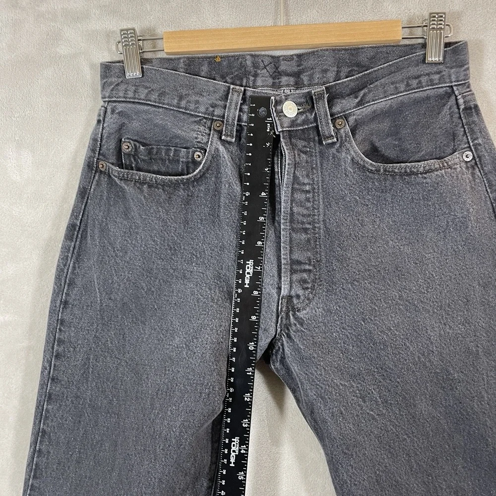 Vtg 80s Levis 501-0658 Black Jeans Mens 31x34 (fit 30x33) Made in USA 1984